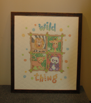 framed crosstitch
